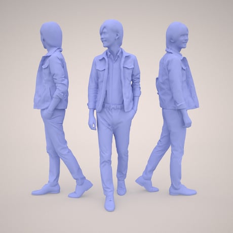 3D人物素材 [Posed]   087_Ren
