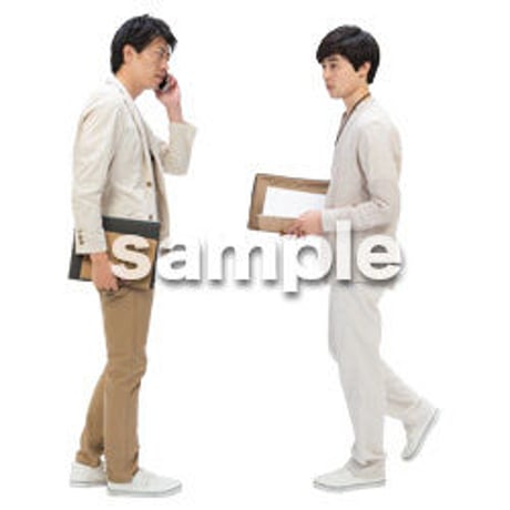 Cutout People　ビジネス-日本人　EE_173
