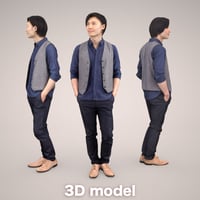 3D人物素材 [Posed]   069_Syun
