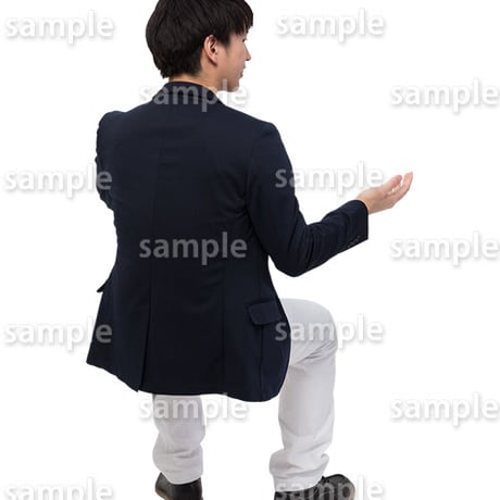 人物切抜きセット☆座る男性　1_set175