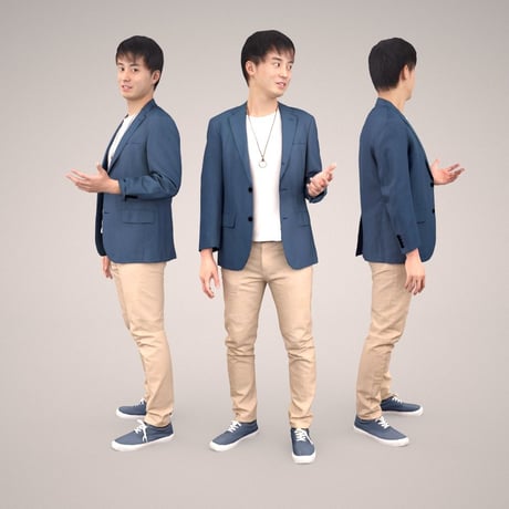 3D人物素材-ポーズド  10個セット 002_Posed-set
