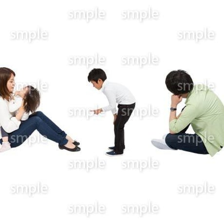 Cutout People　4人ファミリー　GG_488
