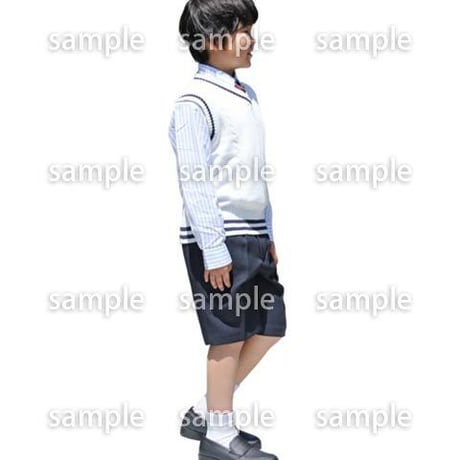人物切抜き素材　キッズ・スクール編　O_267