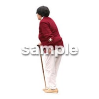 人物切抜き素材　シニア編　C_276