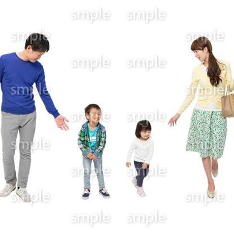 Cutout People　4人ファミリー　GG_226