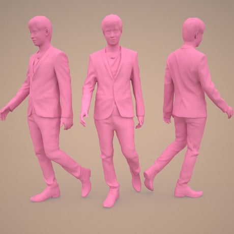 3D人物素材  [Posed]  105_Sota
