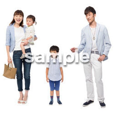 Cutout People　4人ファミリー　GG_446