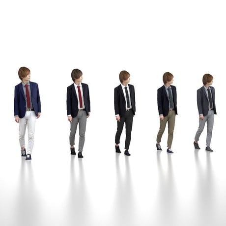 3D人物素材 [Posed]  083_Ren