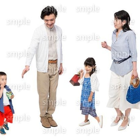 Cutout People　4人ファミリー　GG_352
