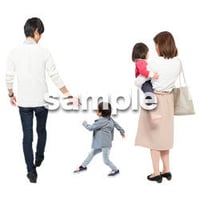 Cutout People　4人ファミリー　GG_430