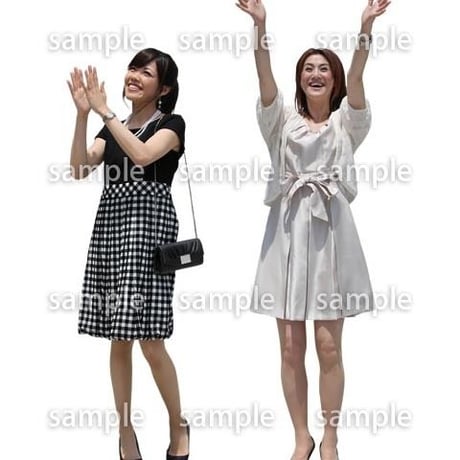 Cutout People　パーティー　DD_156