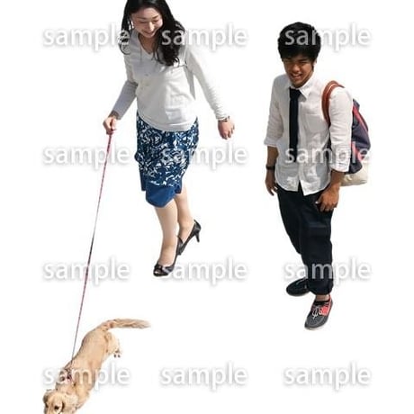 Cutout People　鳥瞰　人物　FF_166