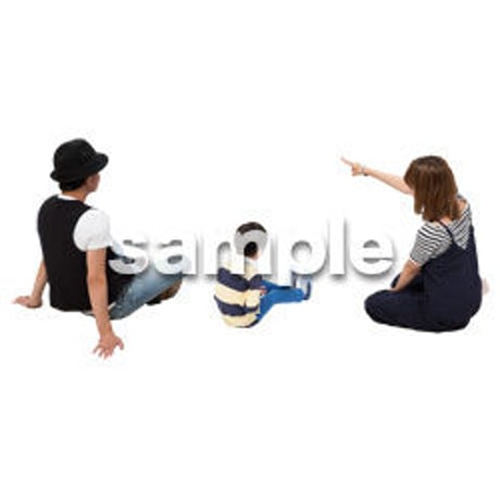 Cutout People　ファミリー　II_234