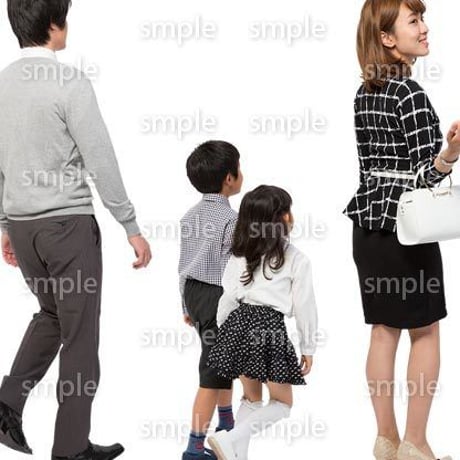 Cutout People　4人ファミリー　GG_214