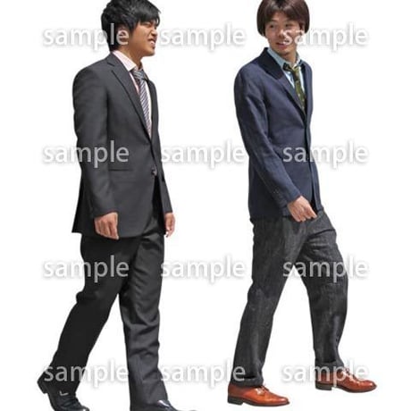 人物切抜き素材　ベーシックファッション編　P_073