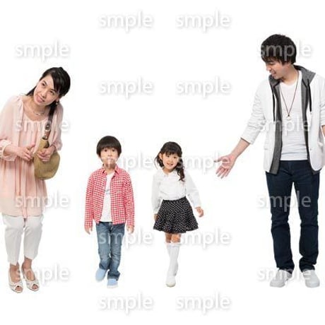 Cutout People　4人ファミリー　GG_391