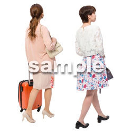 Cutout People　女性ペア　JJ_244
