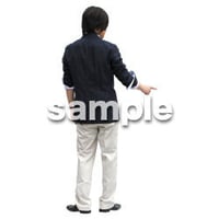 人物切抜き素材　ベーシックファッション編　P_435