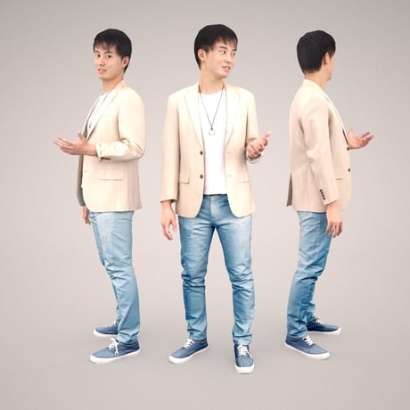 3D人物素材 [Posed]   107_Sota