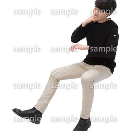 Cutout People　日本人カジュアル　BB_417
