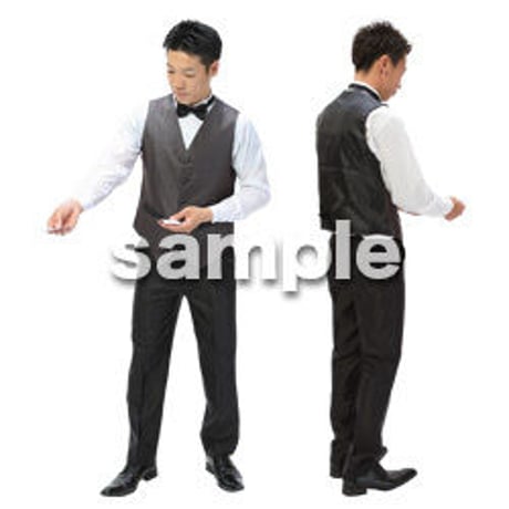 Cutout People　パーティースタッフ　DD_177