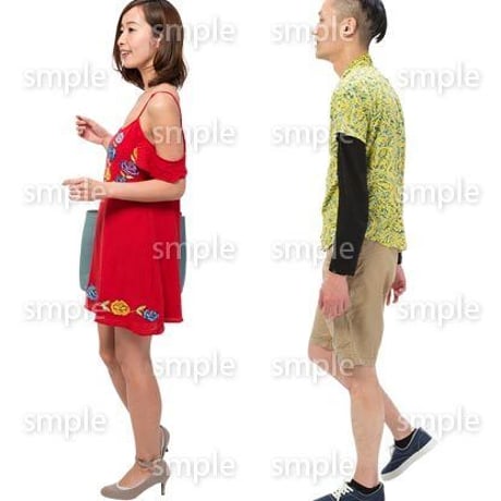 Cutout People　ショッピング　JJ_098