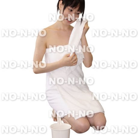 人物切抜きセット☆入浴女性　1_set028