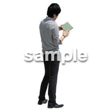 人物切抜き素材　ベーシックファッション編　P_364