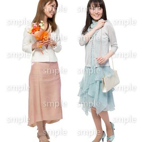 Cutout People　女性ペア　JJ_282