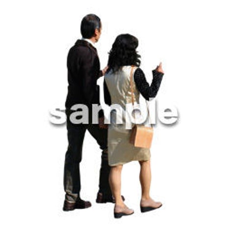 人物切抜き素材　男性女性編　A_0014