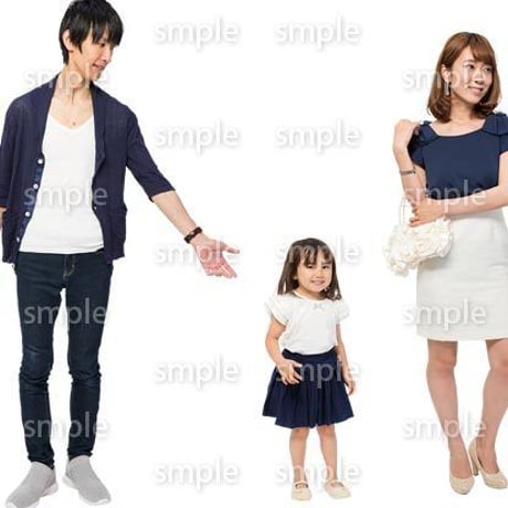 Cutout People　ファミリー　GG_096