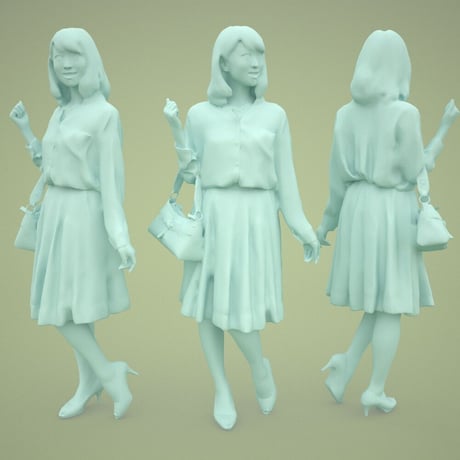 3D人物素材  [Posed]  011_Kana