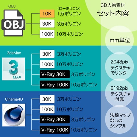 3D人物素材 [ お試し版 ] 033_M_Toru