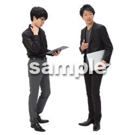 Cutout People　ビジネス-日本人　EE_137