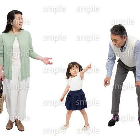Cutout People　ファミリー　GG_196