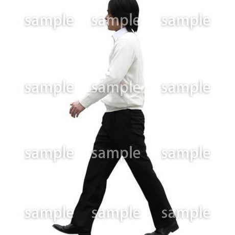 人物切抜き素材　ベーシックファッション編　P_323