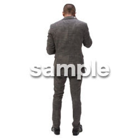 Cutout People　ビジネス　AA_110