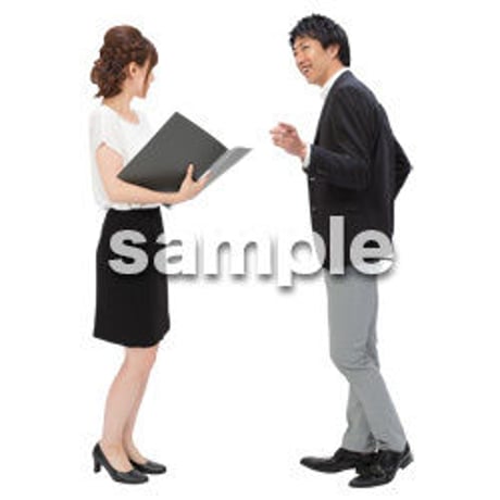 Cutout People　ビジネス-日本人　EE_063