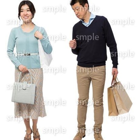Cutout People　ショッピング　JJ_171