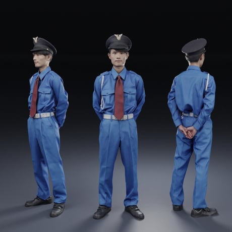 3D人物素材  [Posed]  156_Toshi