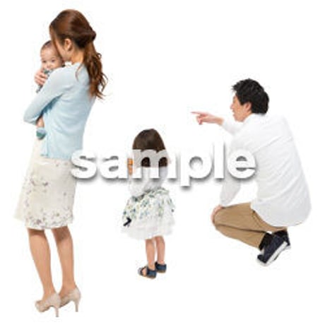Cutout People　4人ファミリー　GG_454