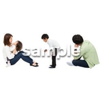 Cutout People　4人ファミリー　GG_488