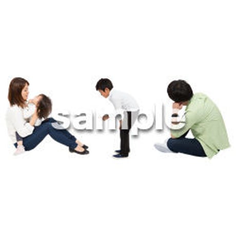 Cutout People　4人ファミリー　GG_488
