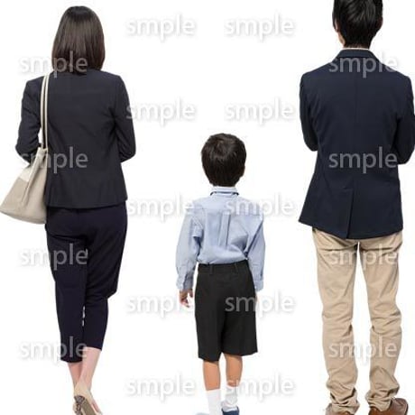 Cutout People　ファミリー　GG_040