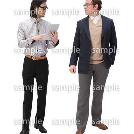 Cutout People　ビジネス　AA_016