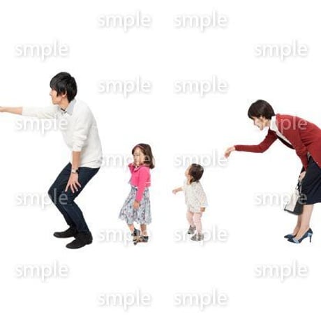 Cutout People　4人ファミリー　GG_473