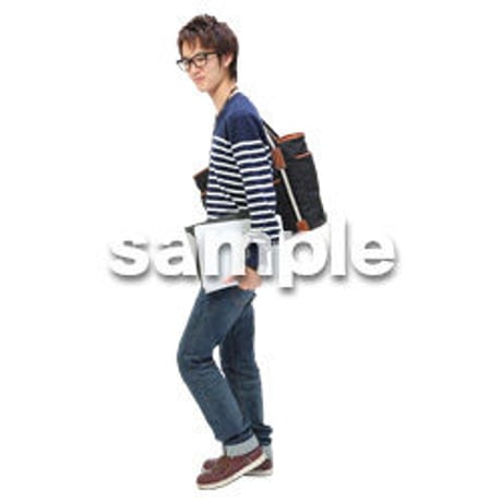 Cutout People　日本人カジュアル　BB_203