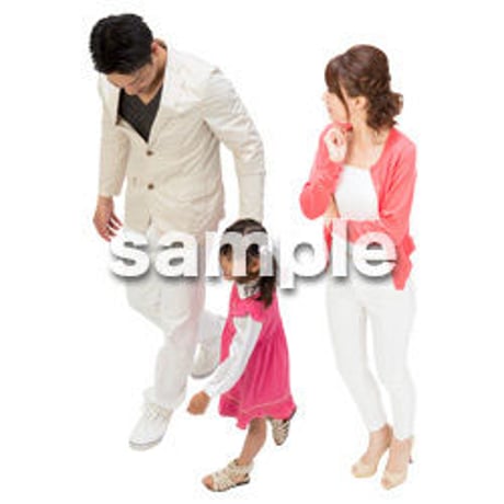 Cutout People　鳥瞰　人物　FF_107
