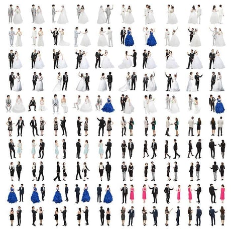 04Cutout People パーティーV1 [ダウンロード版]