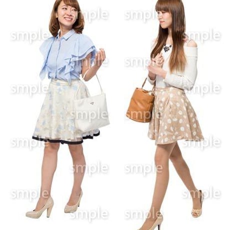 Cutout People　女性ペア　JJ_232